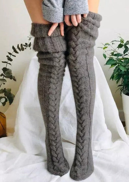 Cozy Thermal Knee High Knitted Winter Socks