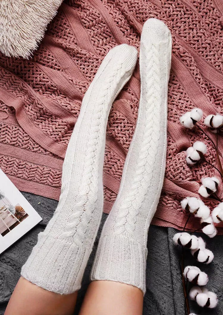 Cozy Thermal Knee High Knitted Winter Socks