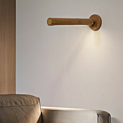 Compact LED Wall Lamp - Adjustable USB Rechargeable Sconce