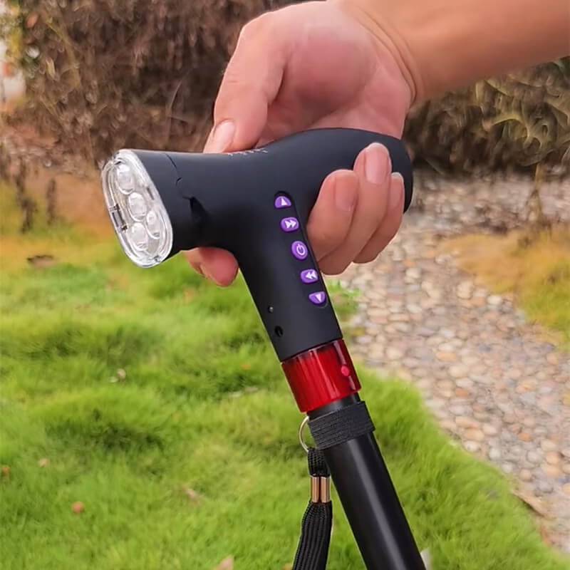 Senior Safety Cane with Fall Alert System