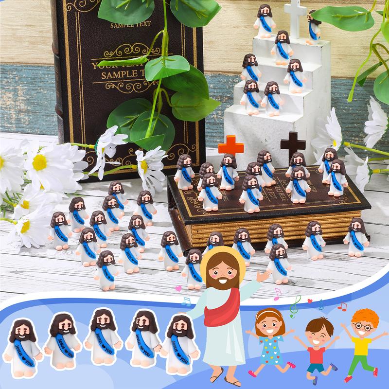 Small Inspirational Jesus Statue With Love Quote