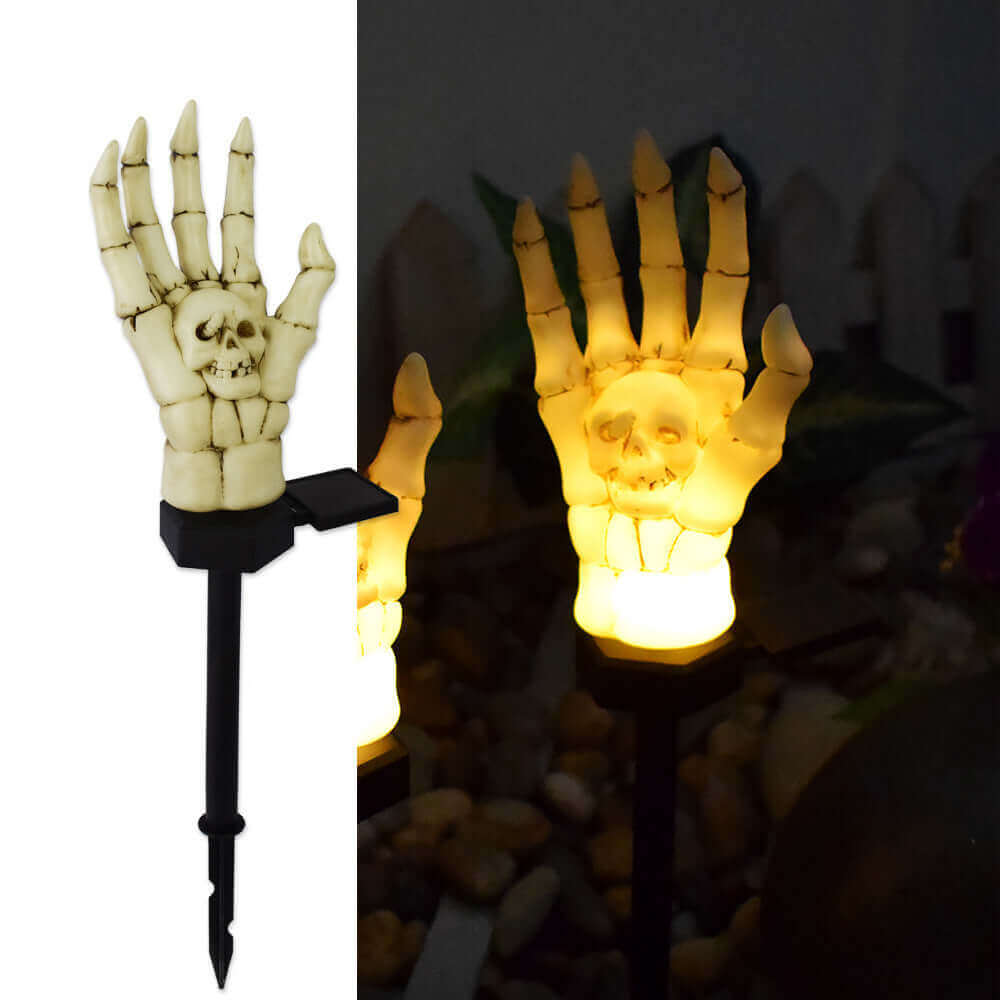 Spooky Outdoor Ghost Solar Lamp