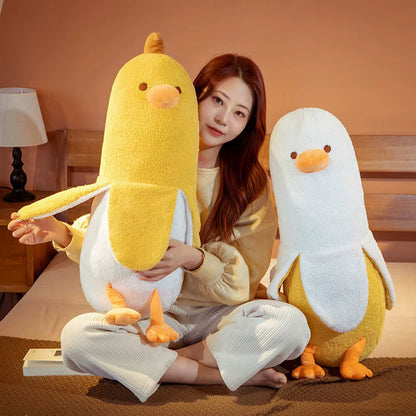 Cuddly Yellow Duck Soft Plush Pillow