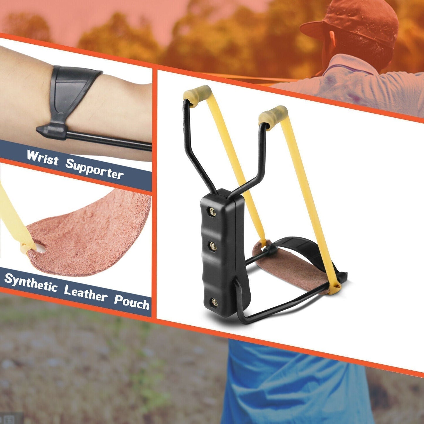 Compact Wrist Rocket Slingshot