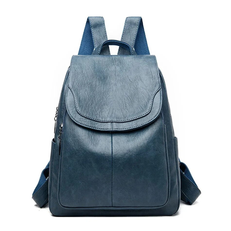 Fashionable Ladies Genuine Leather Backpack