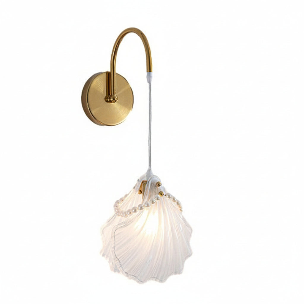 Modern Glass Wall Lamp Art Deco Style