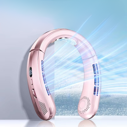 Compact Portable Neck Cooler Fan Rechargeable Wearable