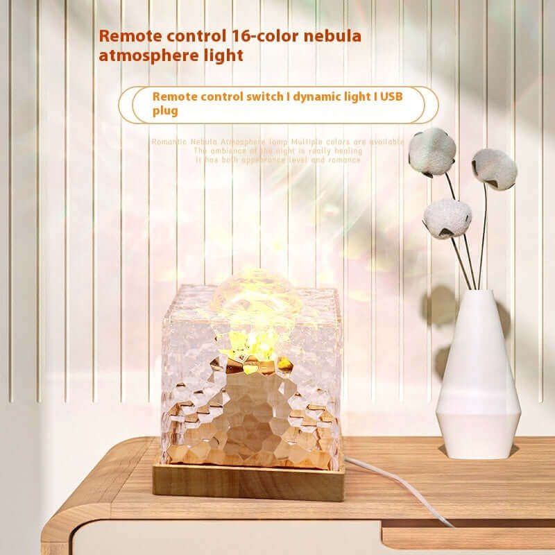 Colorful LED Wave Night Light Table Lamp