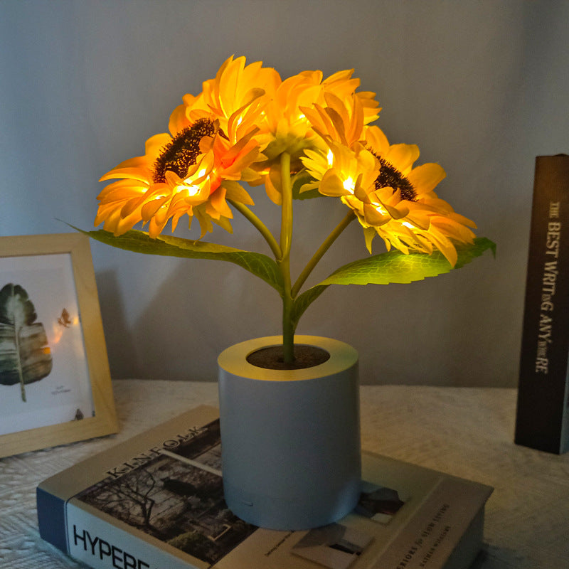 Bright Floral Desk Lamp