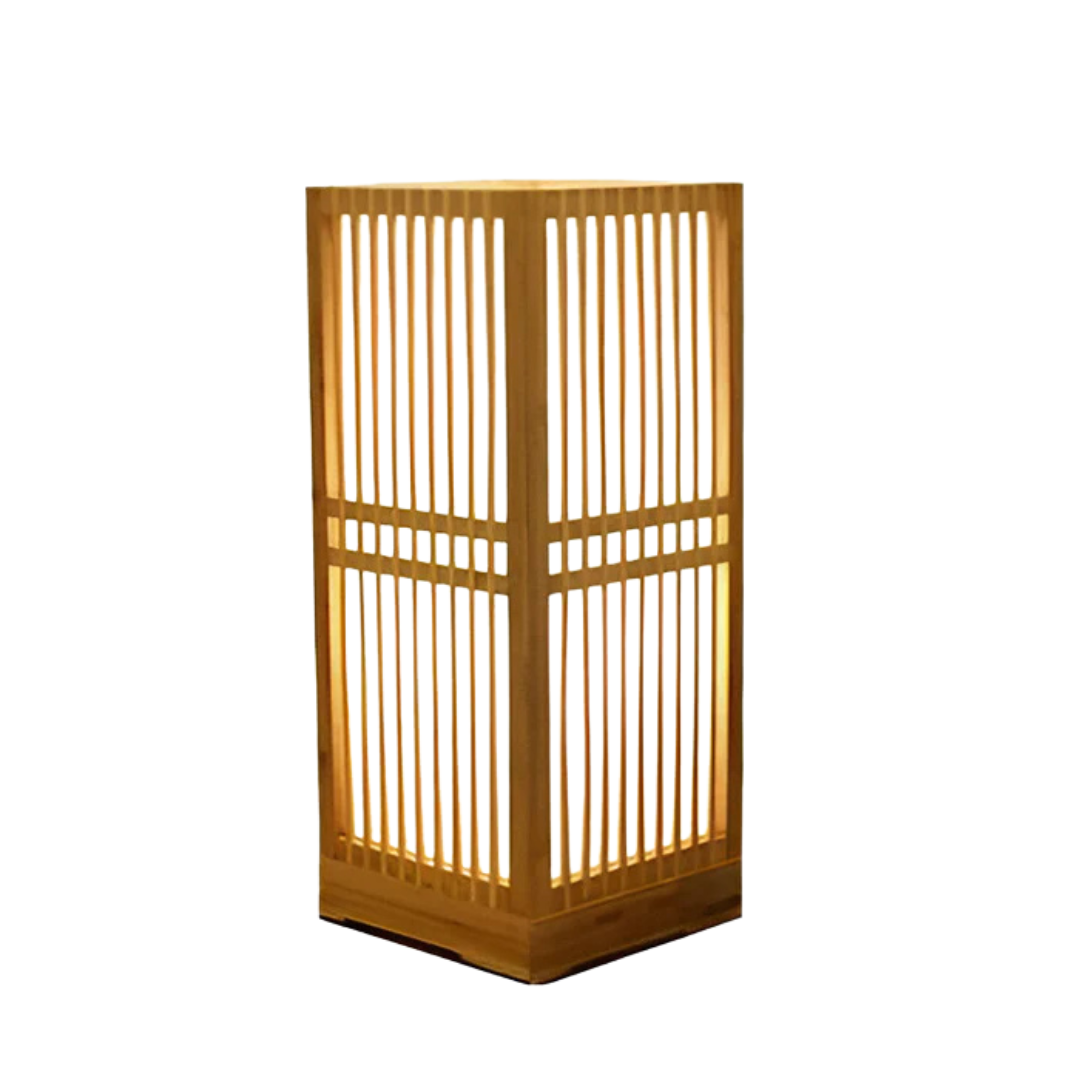 Natural Bamboo Desk Light Lamp