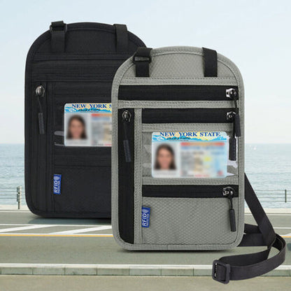 Secure Travel Wallet with RFID Passport Holder