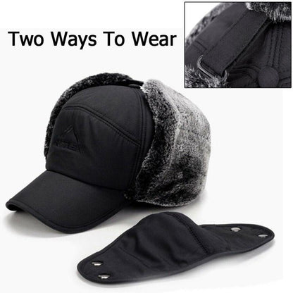Warm Thermal Face And Ear Beanie