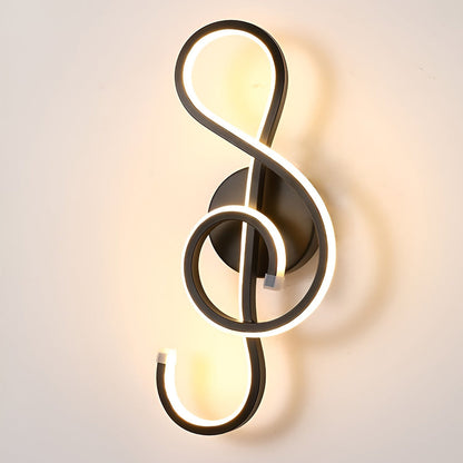 Contemporary Music Theme LED Wall Light