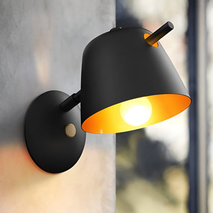 Rustic Iron Wall Light – Modern Matte Sconce E27