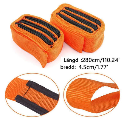 Heavy Duty Furniture Lifting Straps - 2 Piece Set