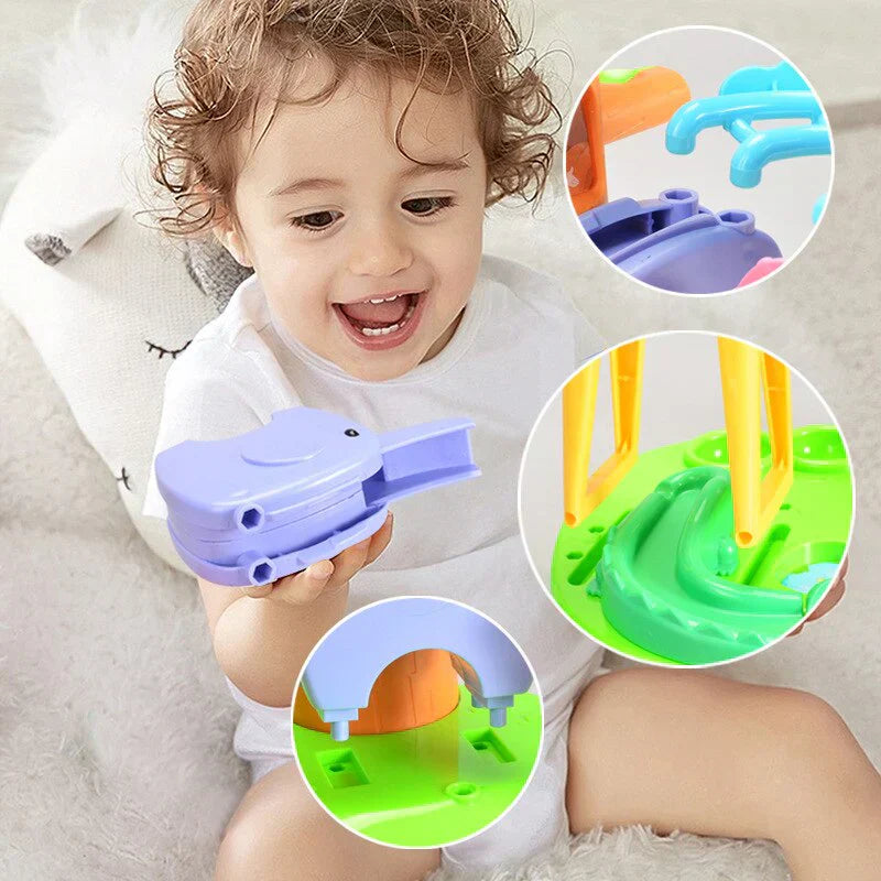 Fun Animal Playset with Slides and Figures
