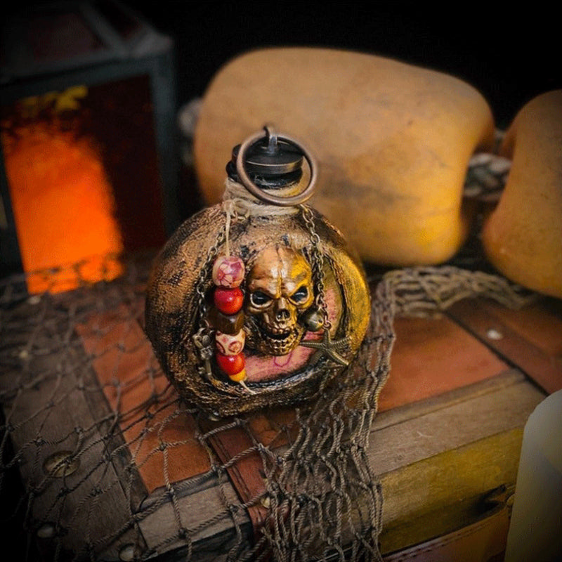 Decorative Pirate Skull Liquor Decanter