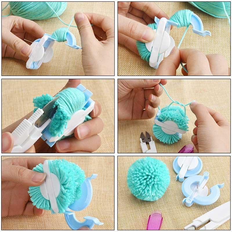 Colorful Pom Pom Craft Kit