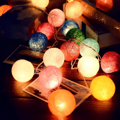 Fluffy White Decorative String