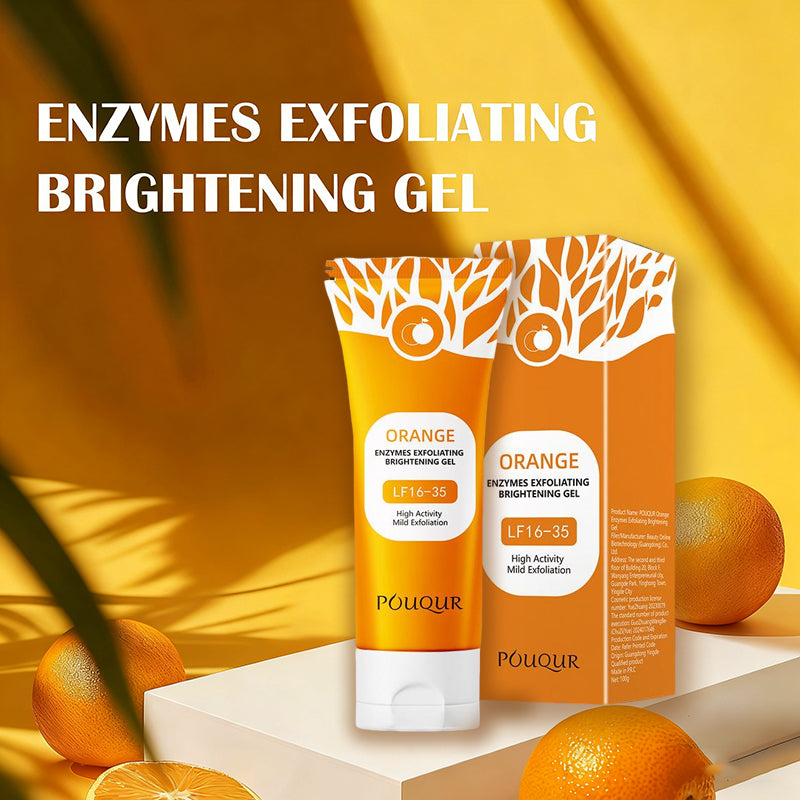 Natural Orange Facial Exfoliating Scrub Gel