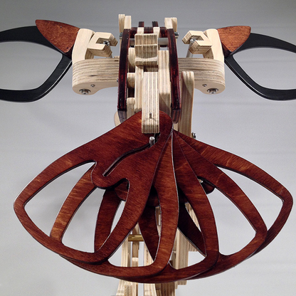 Unique Wooden Wind Chime Bird Figurine