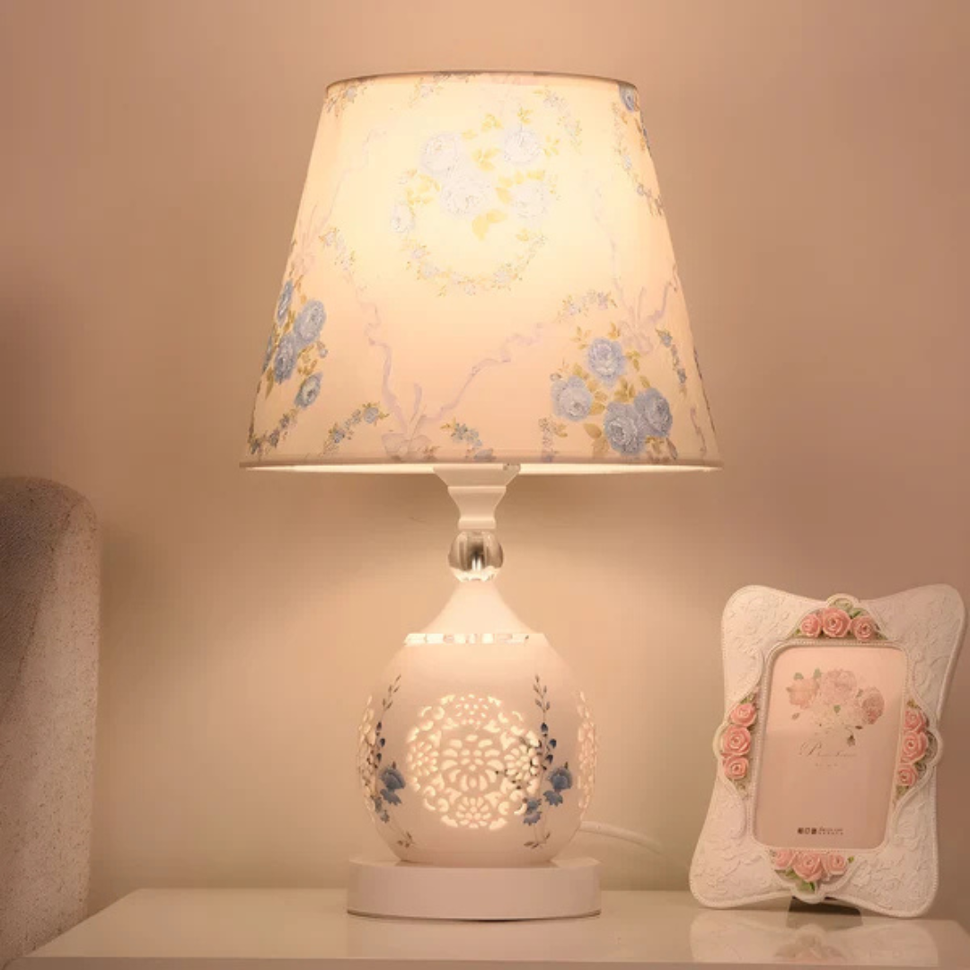 Elegant Crystal Glass Desk Lamp