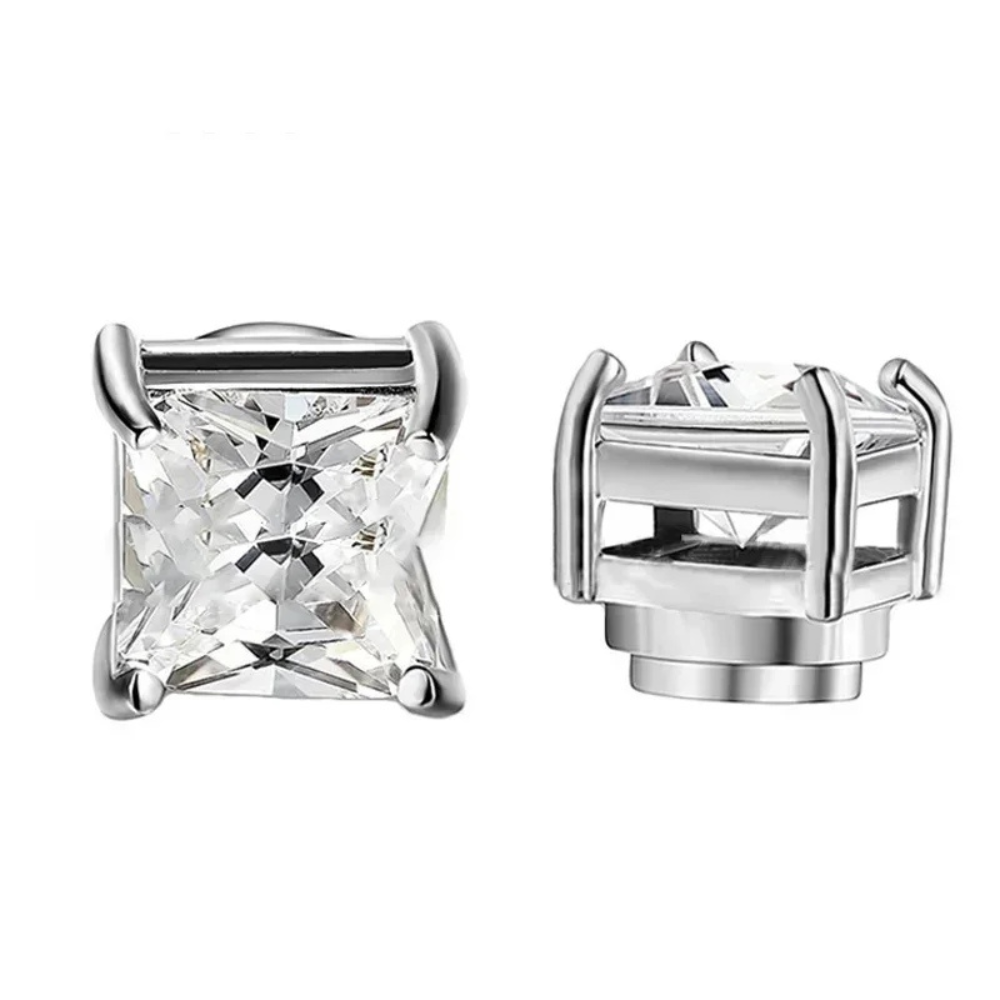 Sparkling Crystal Magnetic Earrings – Luxury