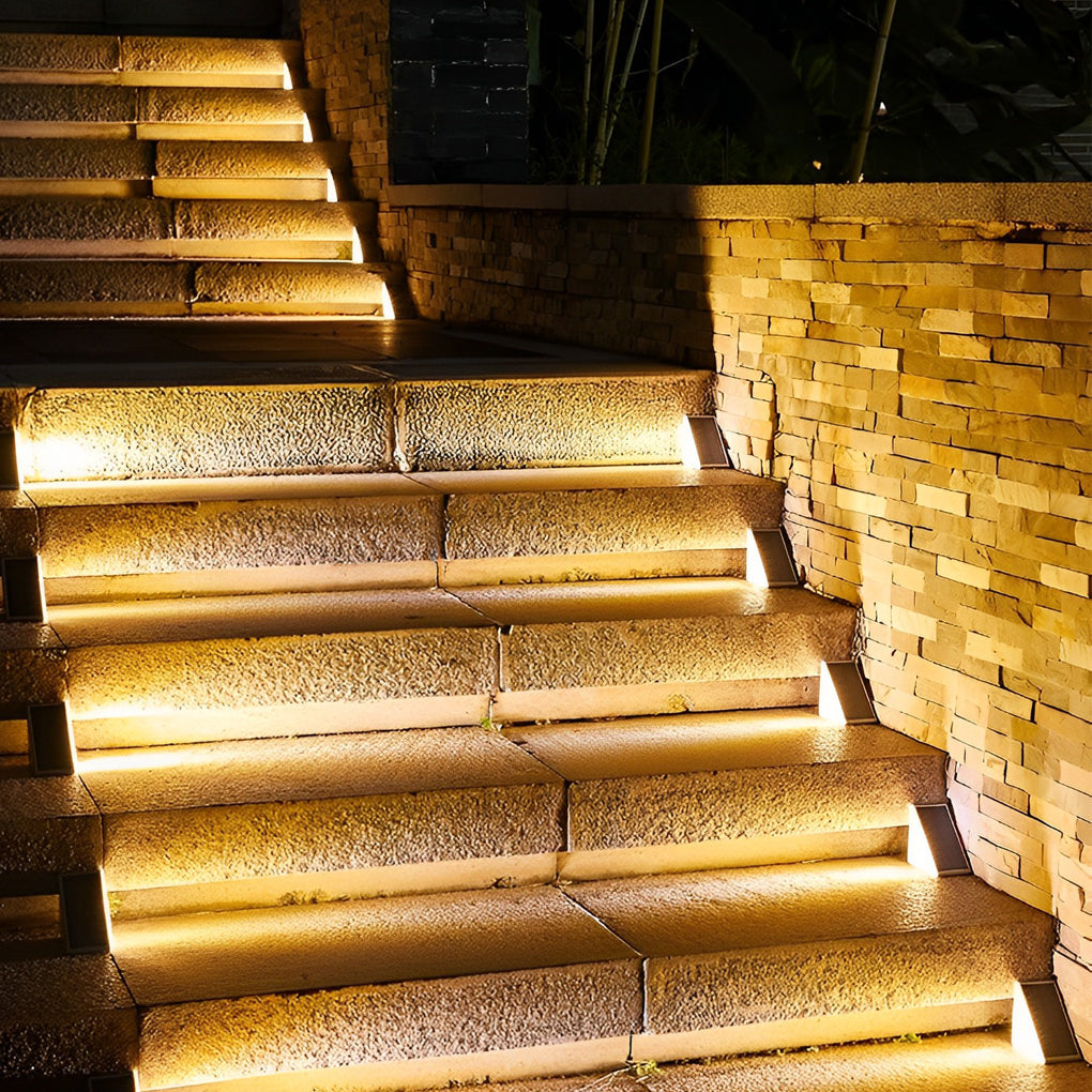 Outdoor Solar Powered LED Step Lights