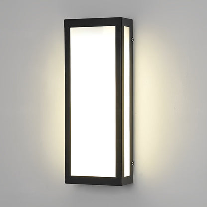 Outdoor Black LED Wall Light Waterproof Exterior Lamp - Cofik