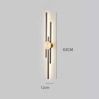 Slim Modern Metal LED Wall Light