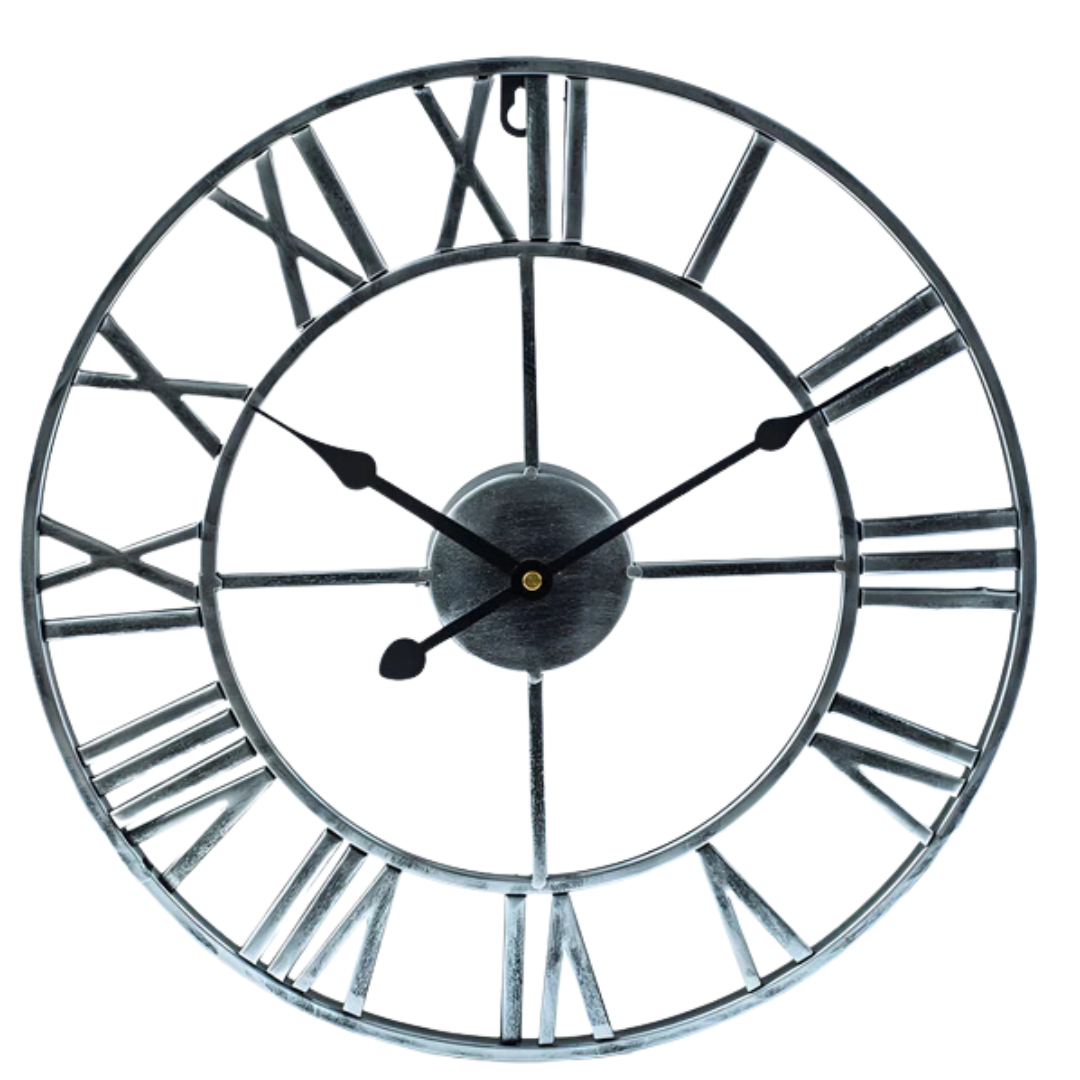Big Modern Wall Clock with Sleek Frame