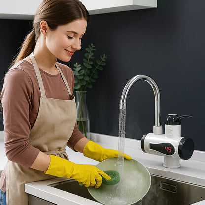 Fast Instant Hot Water Tap - Space Saving Energy Saver