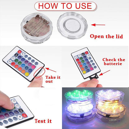 Rechargeable Submersible Magnetic LED Work Light