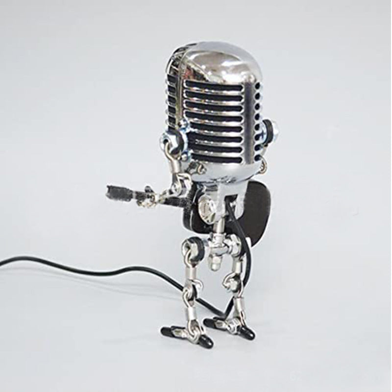 Vintage Mic Robot USB Speaker