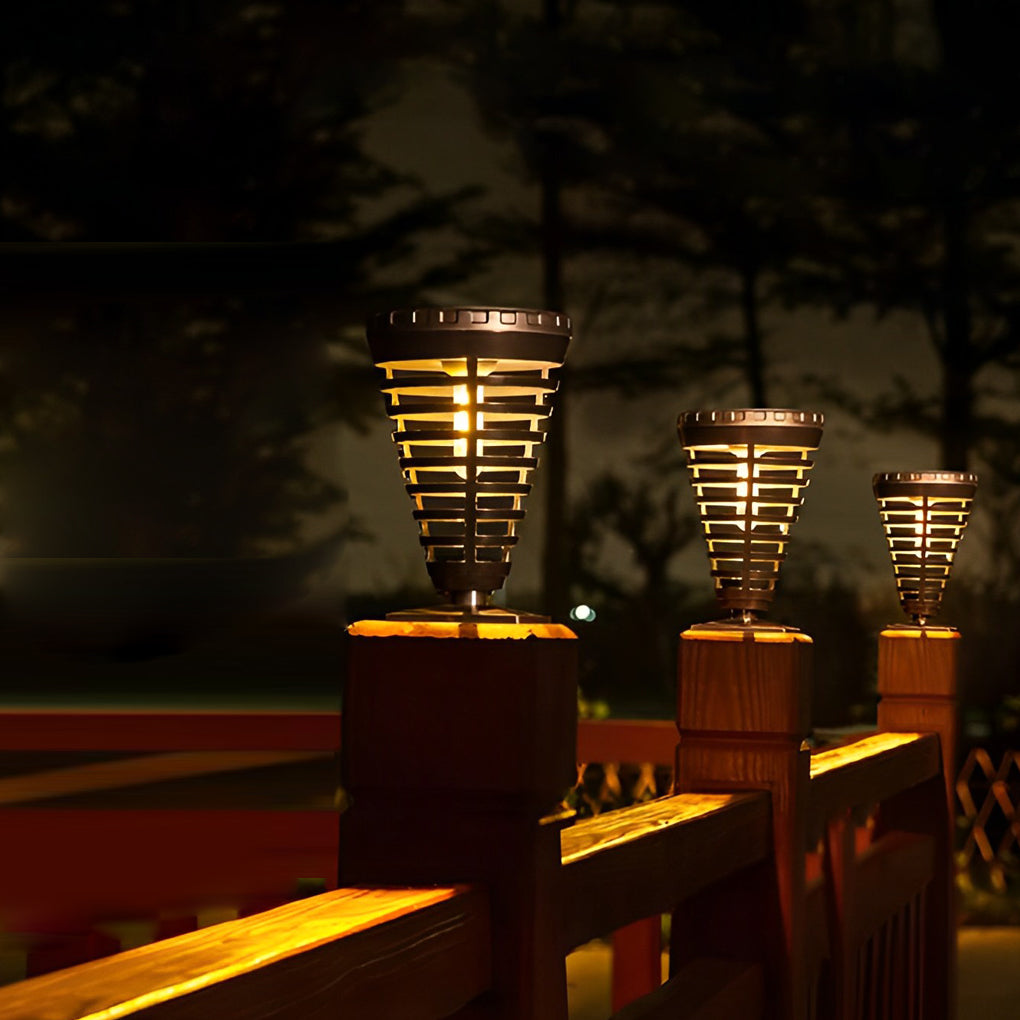 Outdoor Bright Solar Powered IP65 Garden Lamp