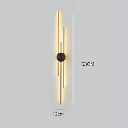 Slim Modern Metal LED Wall Light