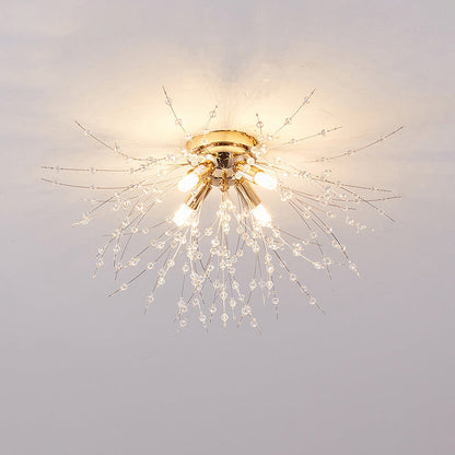 Elegant Crystal Ceiling Light Fixture