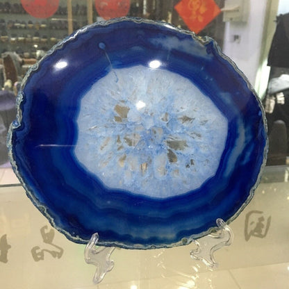 Blue Crystal Decorative Disk