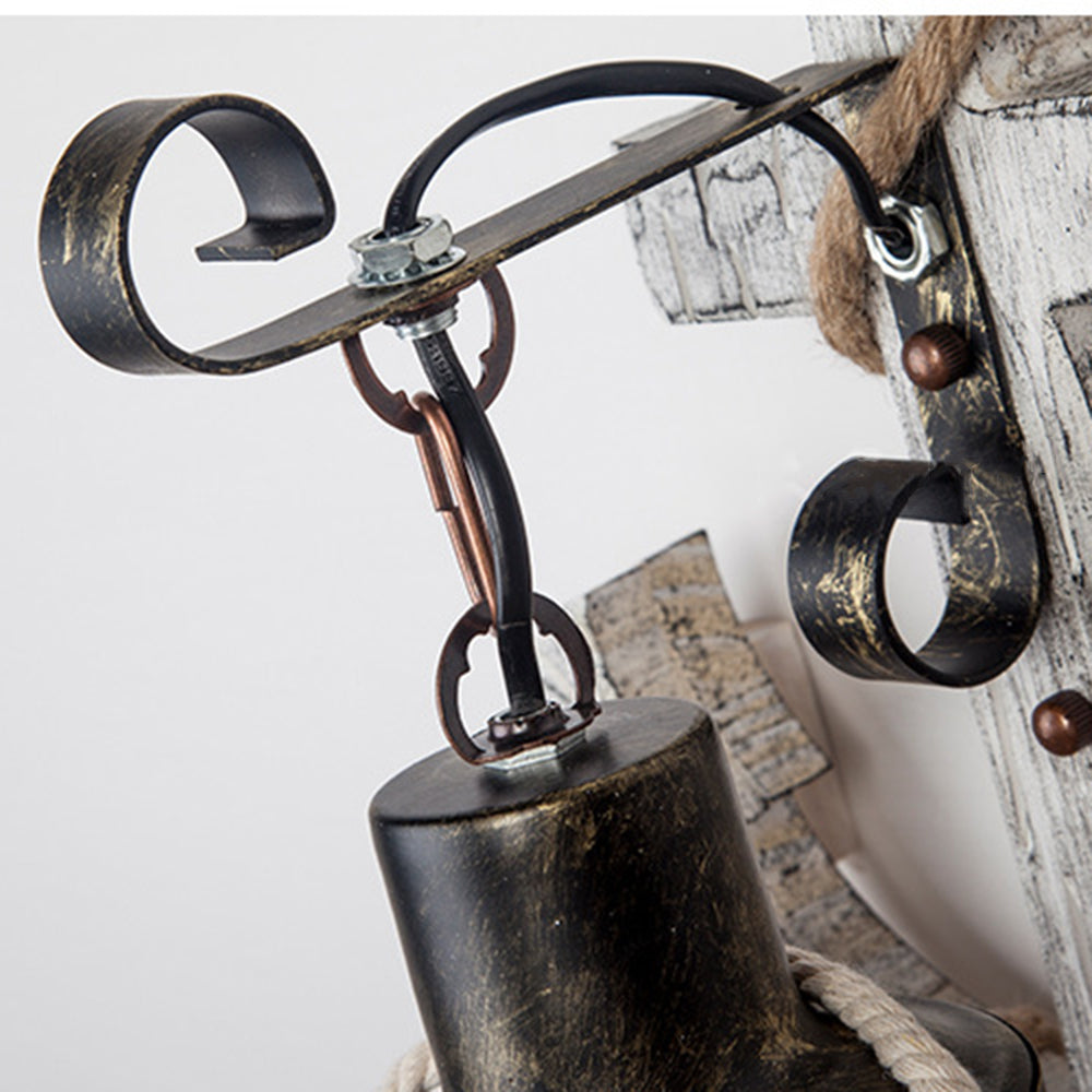 Rustic Nautical LED Wall Lamp