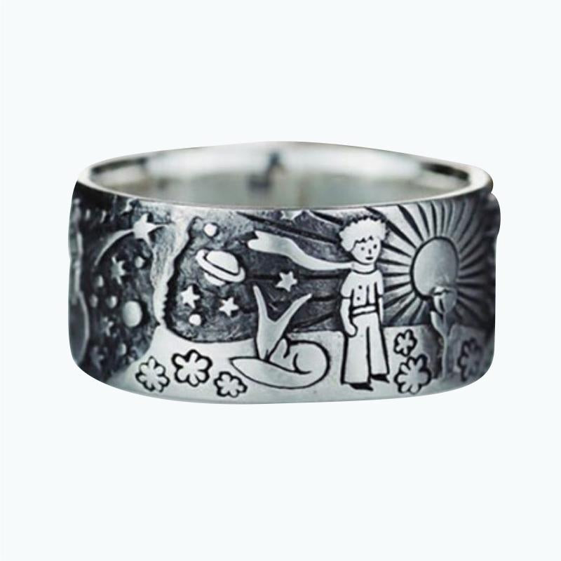 Simple Prince Universe Stainless Ring