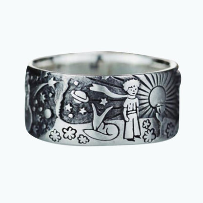 Simple Prince Universe Stainless Ring