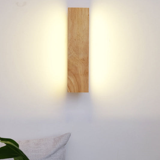 Adjustable Simple Wooden LED Wall Light Fixture - Cofik
