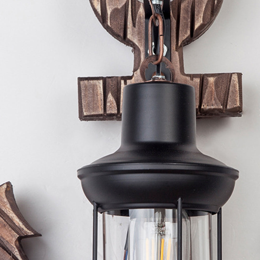 Rustic Nautical LED Wall Lamp