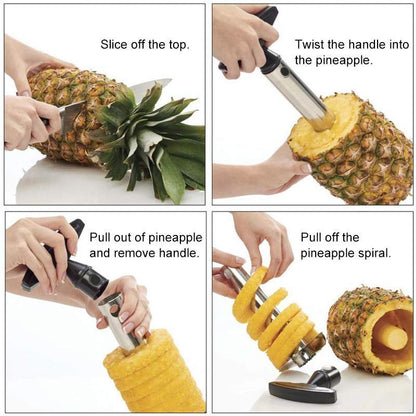 Easy Pineapple Corer And Slicer Tool