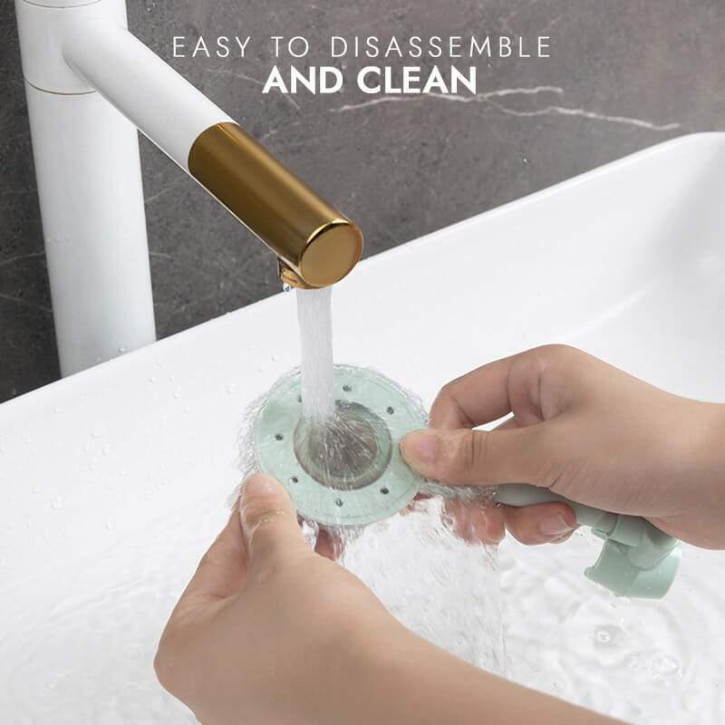 Stylish Bathroom Shelf with Hanging Hooks