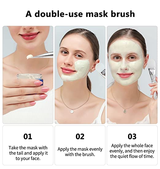 Soft Double Sided Facial Mask Brush