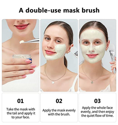 Soft Double Sided Facial Mask Brush