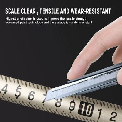 Durable Stainless Steel Locking Measuring Tape
