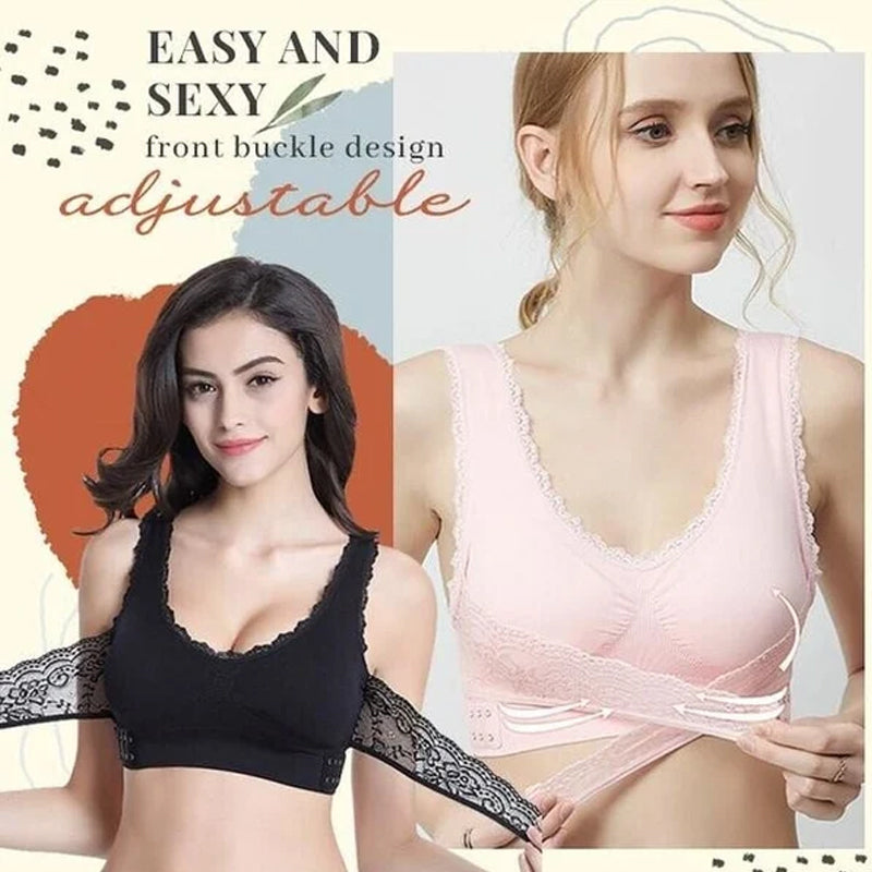 Comfortable Front Closure Lace Bras