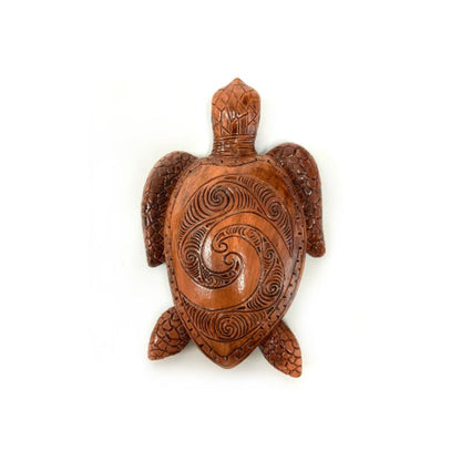 Handcrafted Wooden Sea Turtle Figurine